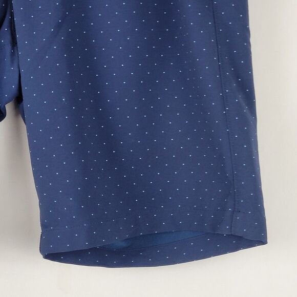 Under Armour 10” Golf Shorts Men 36 Blue Dots Match Play Stretch Performance - Picture 7 of 11